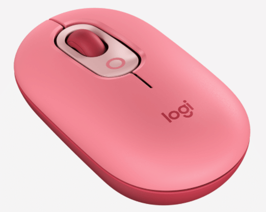 Logitech POP Wireless Mouse With Emoji Button - Heartbreaker Rose