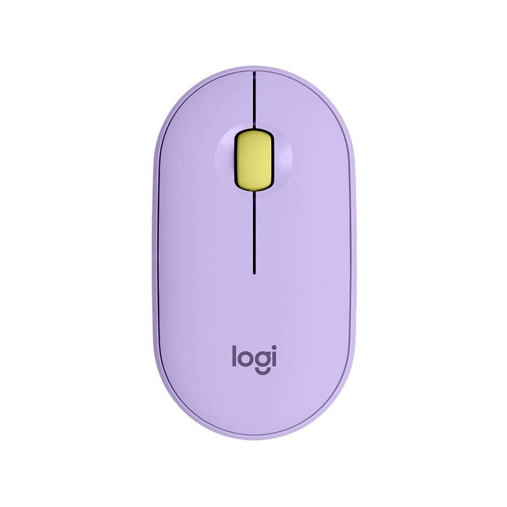 Logitech Pebble M350 Modern, Slim, Silent Mouse - Lavender Lemonade

