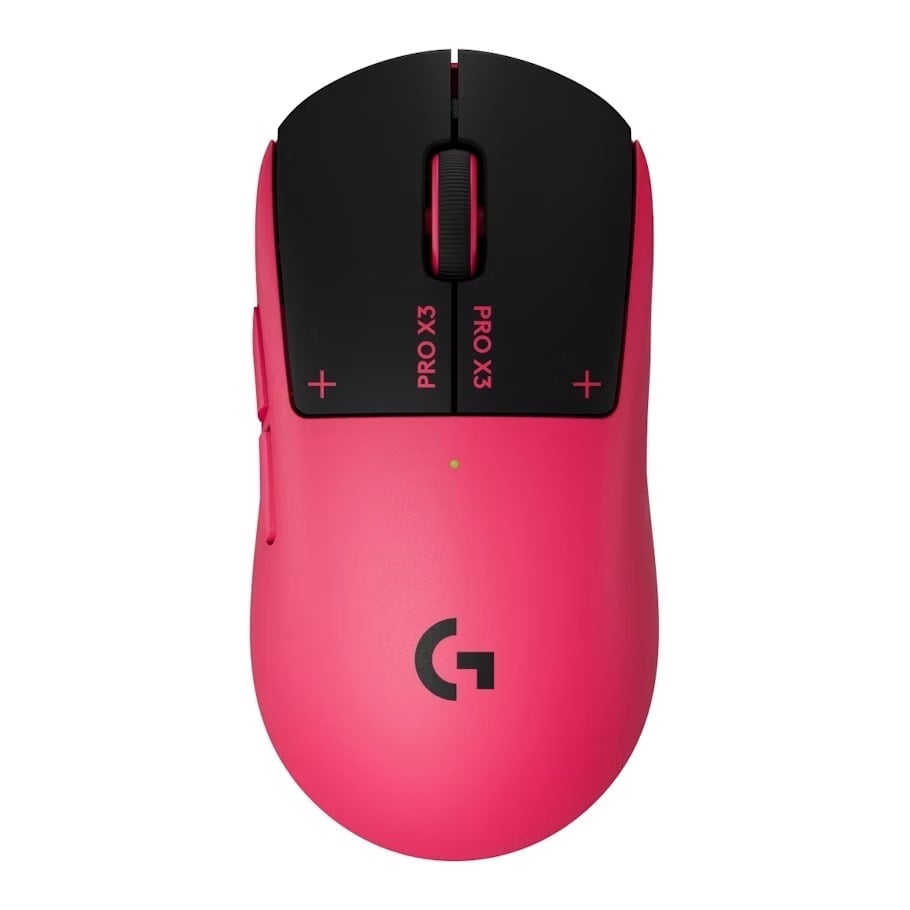 Logitech PRO X3 SUPERSTRIKE LIGHTSPEED Wireless Gaming Mouse - Magenta Eclipse
