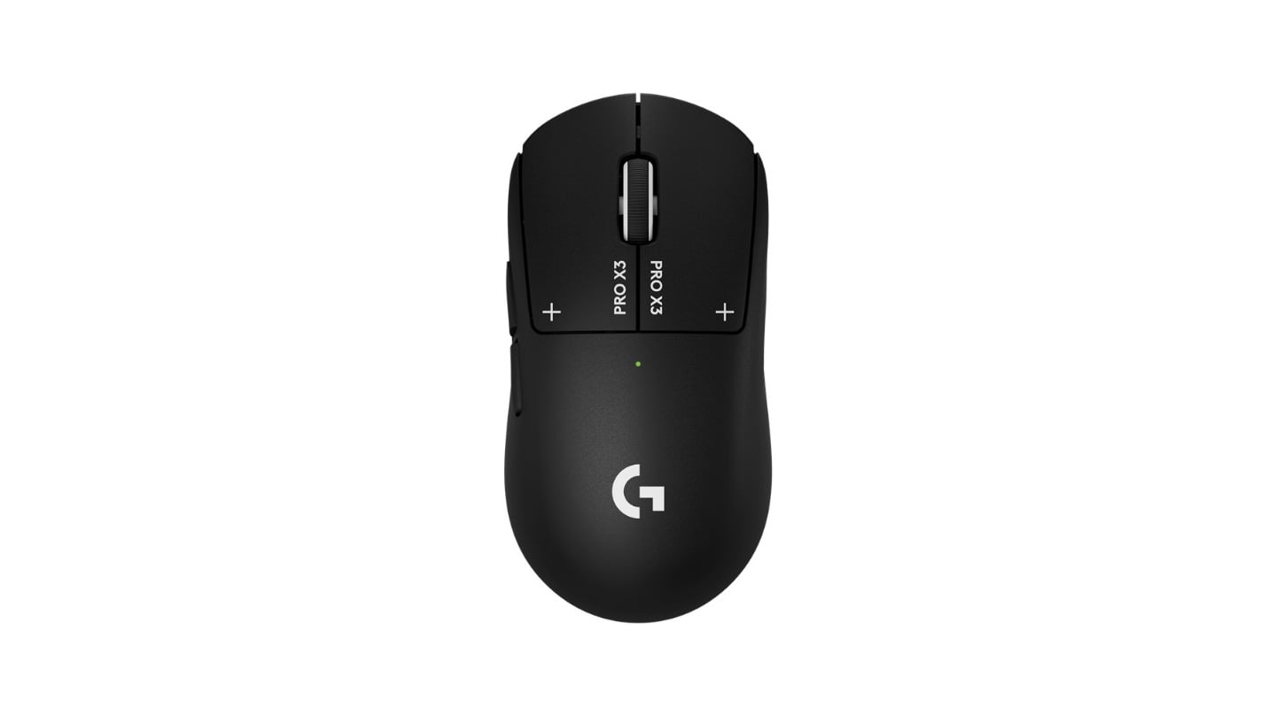 Logitech PRO X3 SUPERSTRIKE LIGHTSPEED Wireless Gaming Mouse - Midnight Black