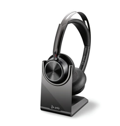 Plantronics/Poly Voyager Focus 2 UC Teams USB-C No Stand Active Noise Cancelling Headset