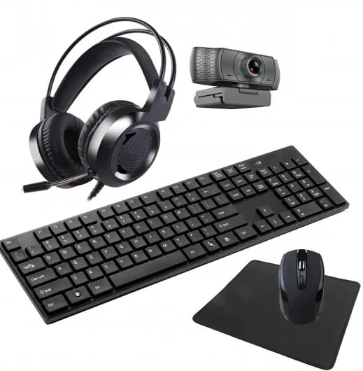 Laser 5-in-1 Wireless Keyboard and Mouse Combo