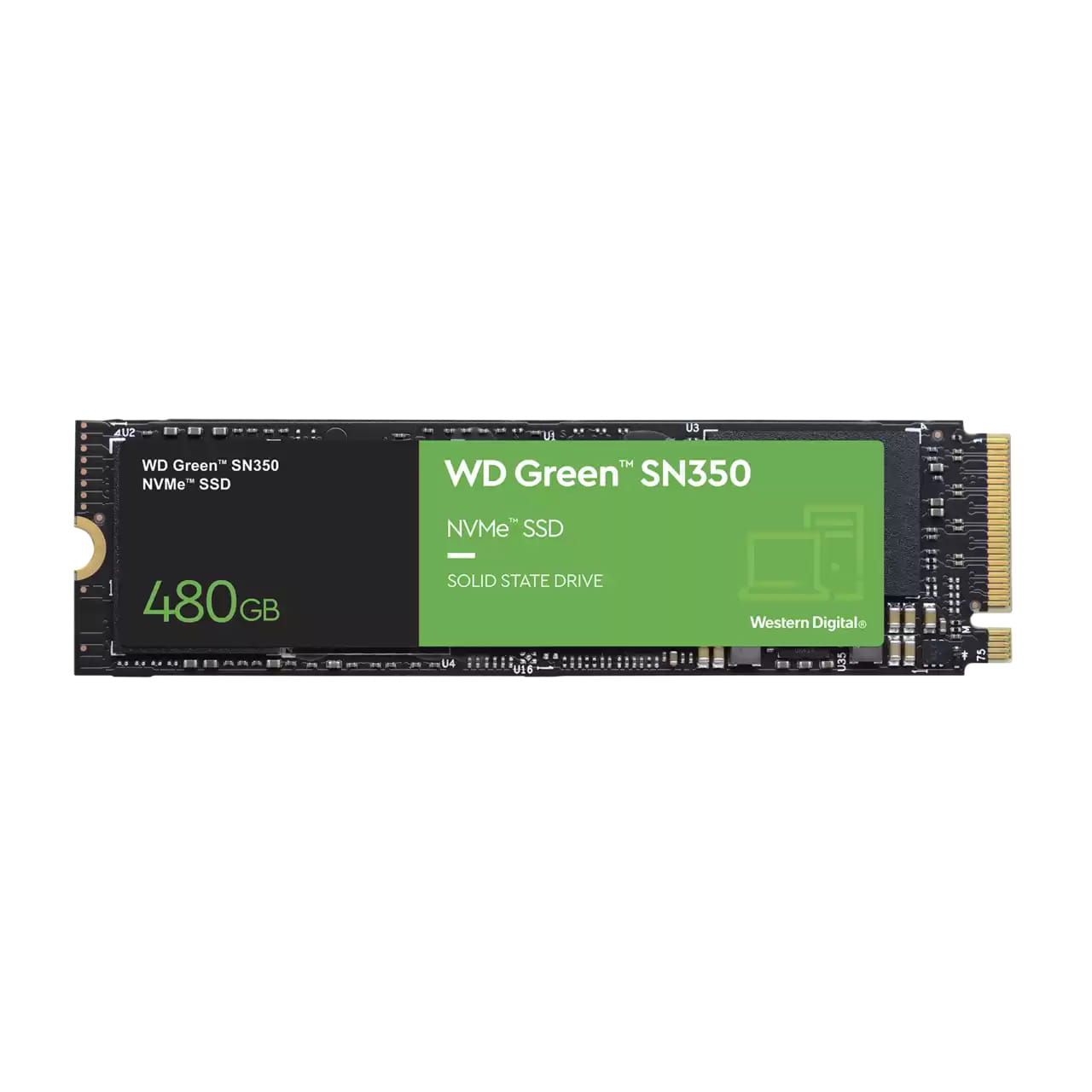 WD Green SN350 M.2 480GB PCIe 3.0 NVMe SSD