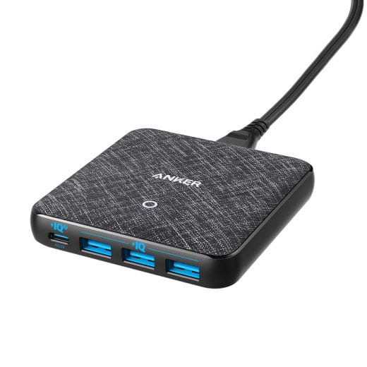 Anker PowerPort Atom III 4 Port 65W BlackFabric
