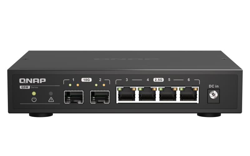 QNAP 6-Port Unmanaged Switch 10GbE SPF+(2)