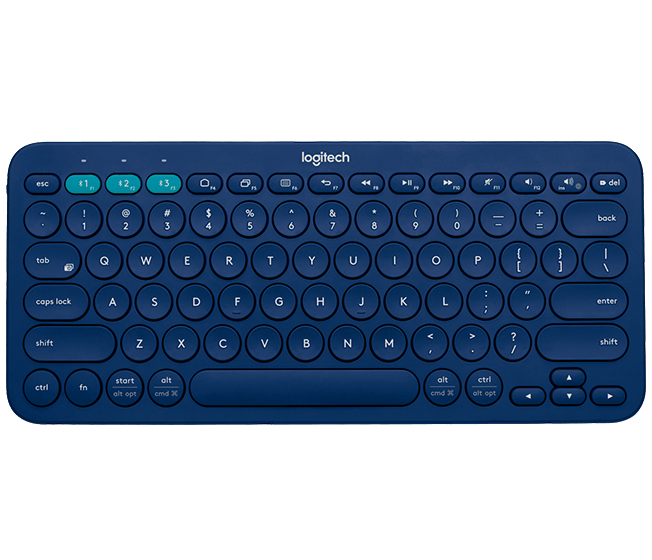 Logitech K380 Multi-Device Bluetooth Keyboard - Blue