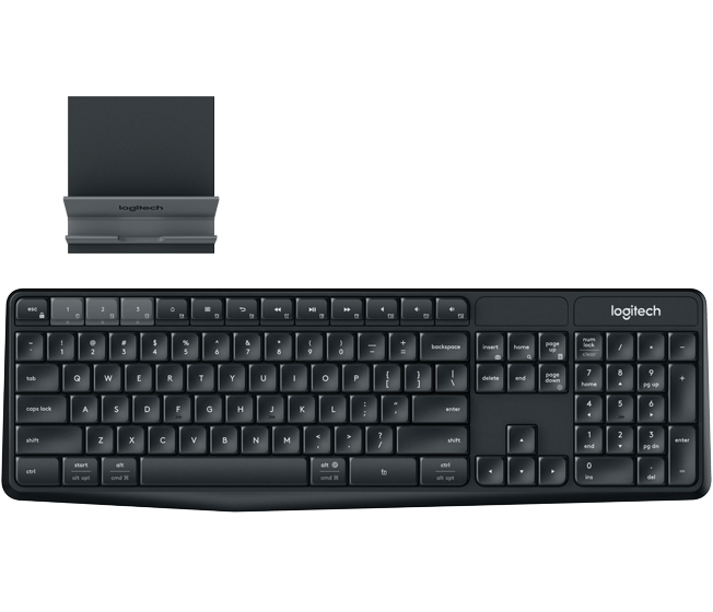 Logitech K375S Multi-Device Wireless Keyboard and Stand Combo