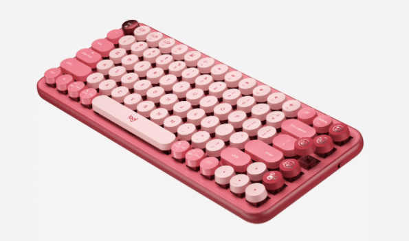 Logitech POP Keys Wireless Mechanical Emoji Keyboard - Heartbreaker