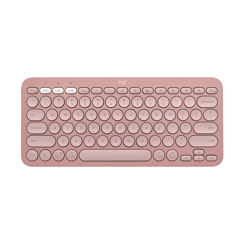 Logitech Pebble Keys 2 K380s Bluetooth Keyboard - Tonal Rose

