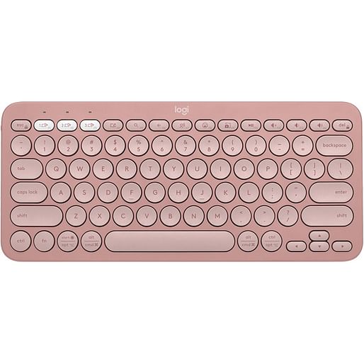 Logitech Pebble Keys 2 K380s (Rose) - Clavier tablette - Garantie