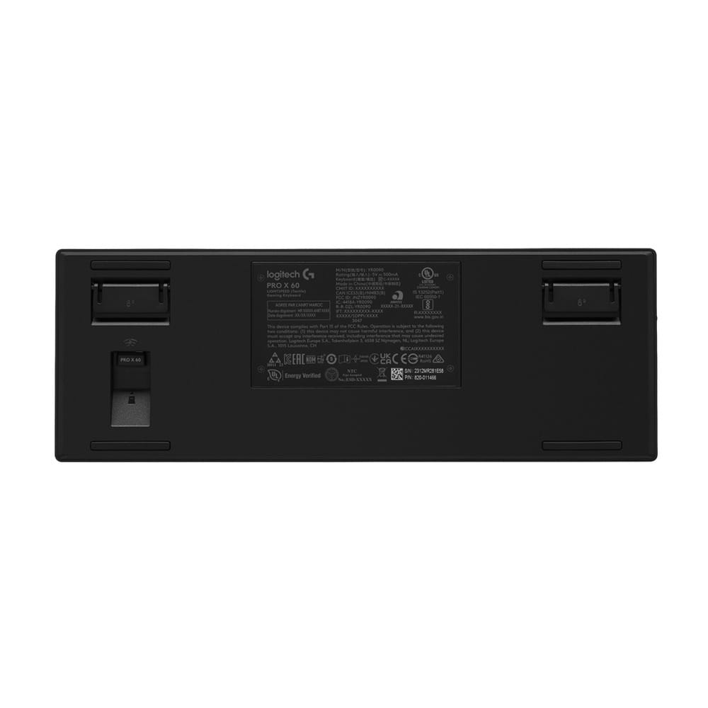 Logitech PRO X 60 LIGHTSPEED Wireless Gaming Keyboard - Black