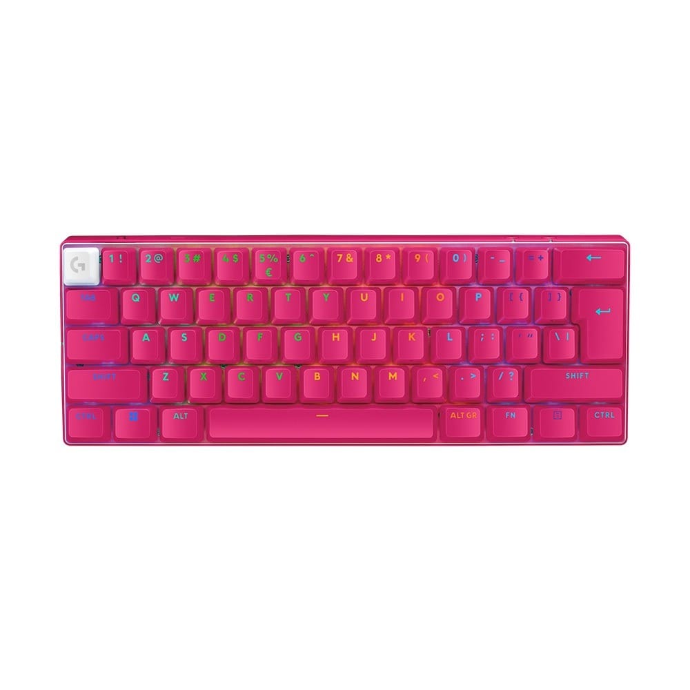 LIGHTSPEED PRO X 60 LIGHTSPEED Wireless Gaming Keyboard - Tactile Magenta
