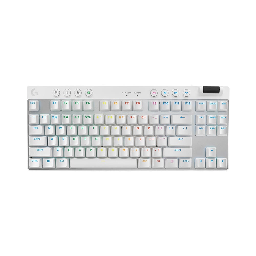 Logitech PRO X TKL LIGHTSPEED Gaming Keyboard - White

