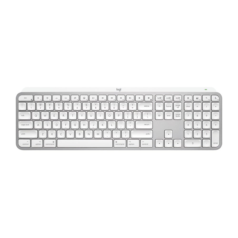 Logitech MX Keys S for Mac Advanced Wireless Illuminated Keyboard - Pale Grey
