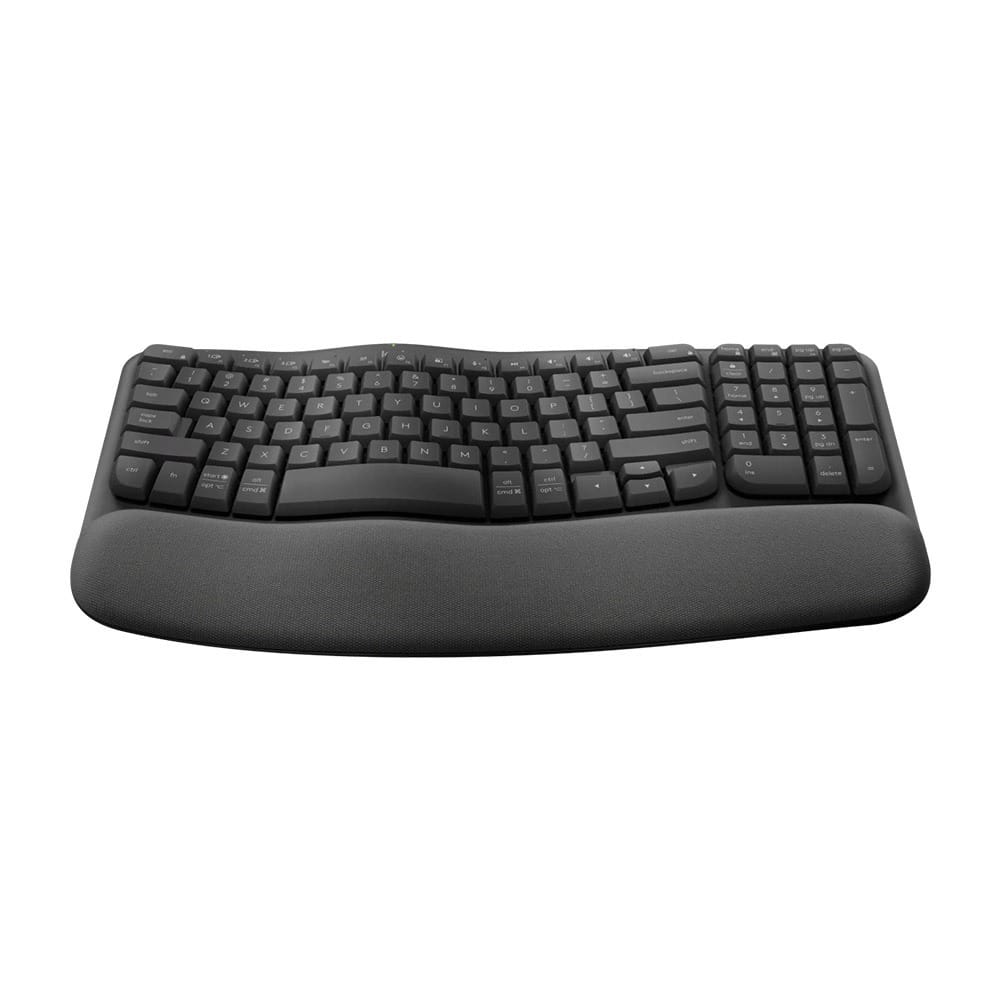 Logitech Wave Keys Wireless Ergonomic Keyboard - Graphite

