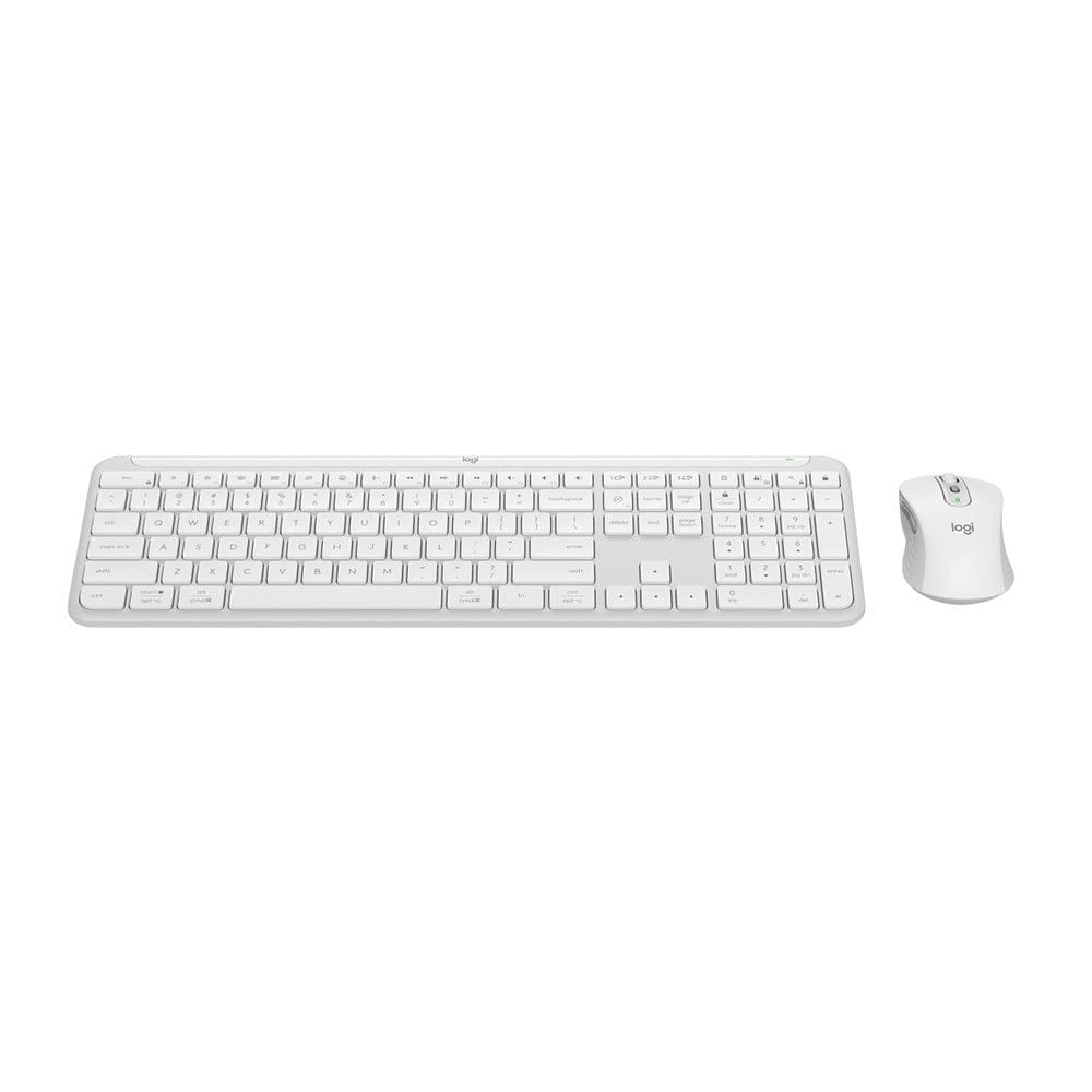 Logitech Slim Wireless Keyboard and Mouse MK950 - White