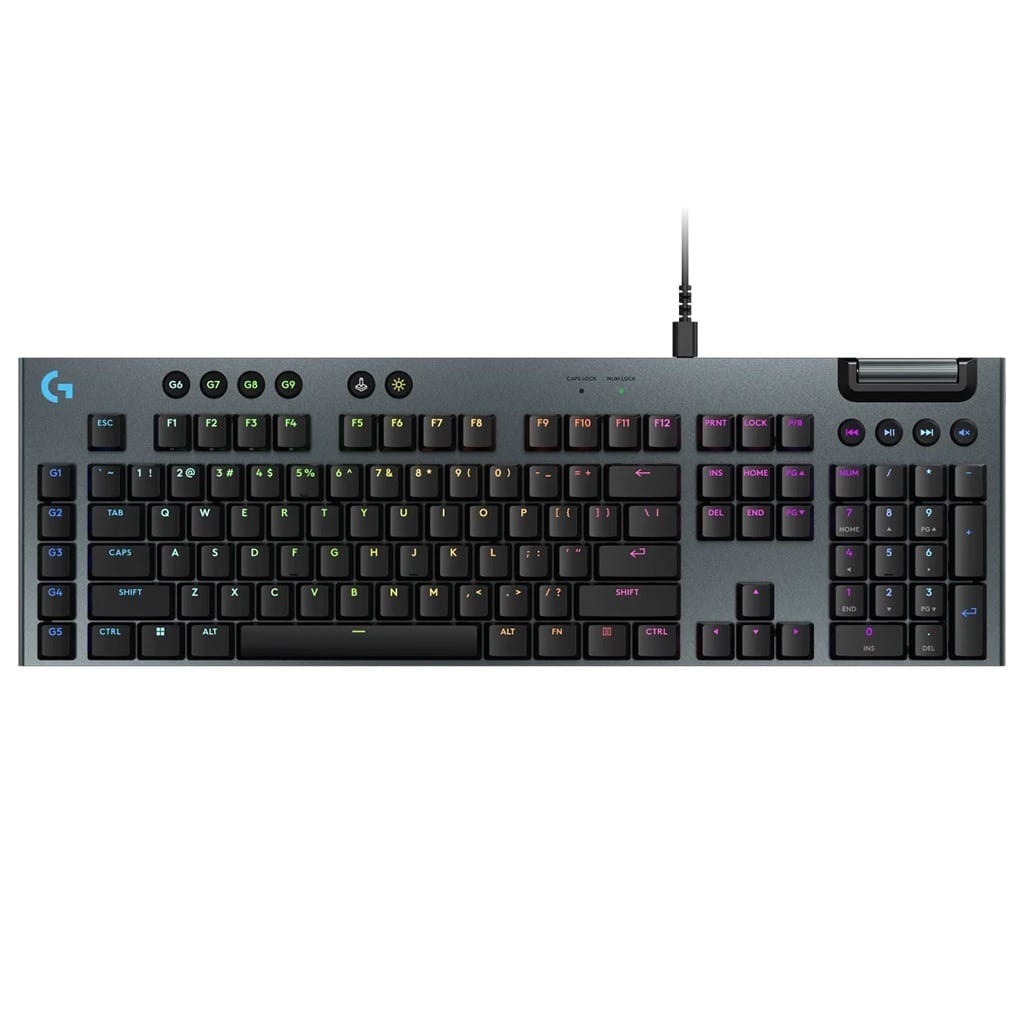 Logitech G915 X Wired Low-Profile Gaming Keyboard - Black
