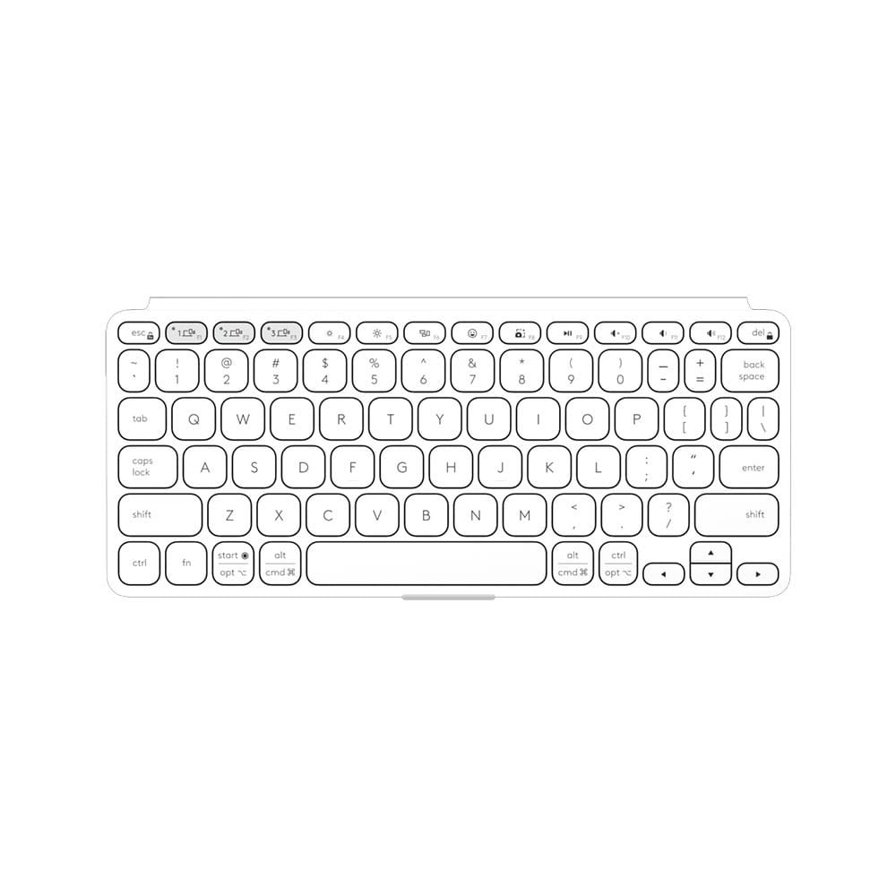 Logitech Keys-To-Go 2 Wireless Keyboard - Pale Grey