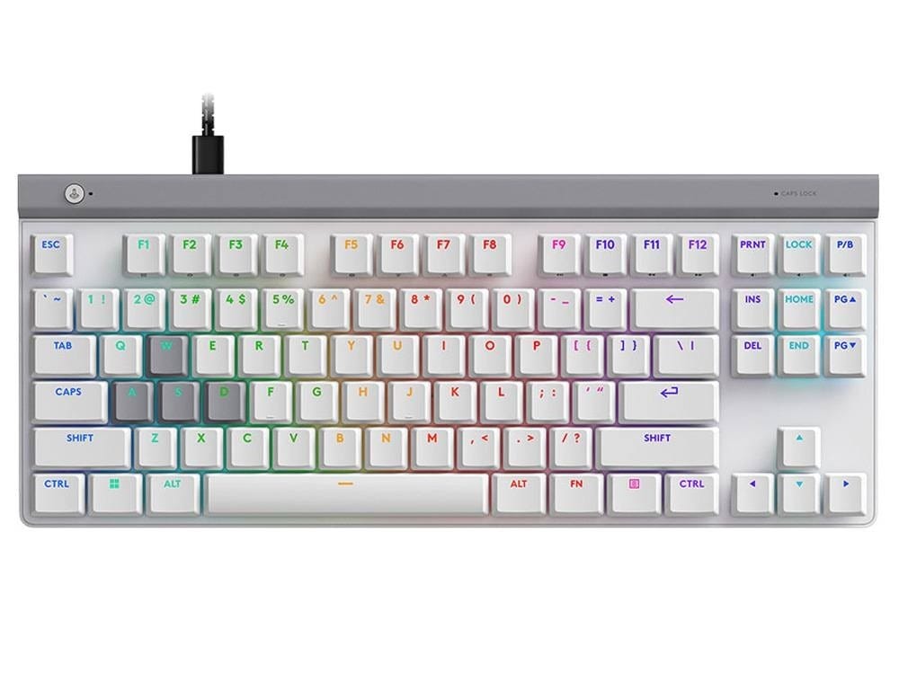 Logitech G G515 RAPID TKL Low Profile Wired Keyboard - White