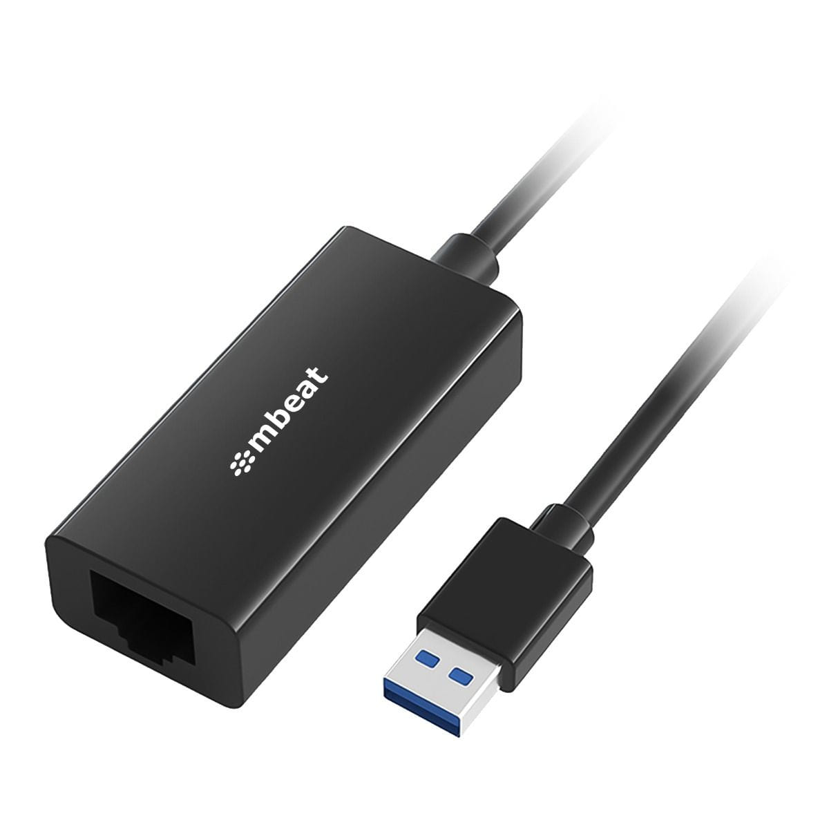 mbeat USB 3.0 Gbit Etherent Adapter - Black