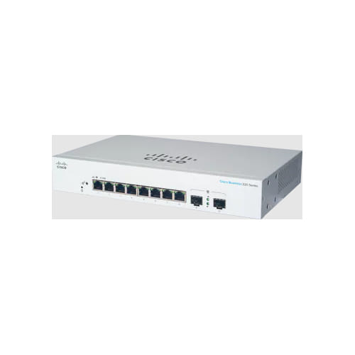 Cisco CBS220-8T-E-2G Managed L2 Gigabit Ethernet (10/100/1000) PoE 1U White