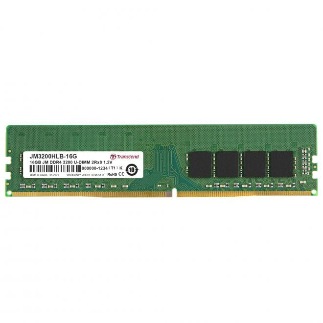 Transcend JetRAM 16GB DDR4-3200 1Gx8 Memory