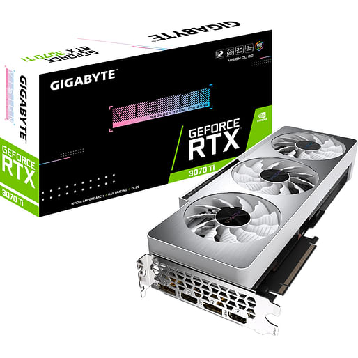 Gigabyte GeForce RTX 3070 Ti Vision 8GB Graphics Card-OC Edition