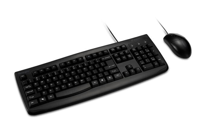 Kensington Pro Fit Washable Wired Desktop Keyboard and Mouse Set