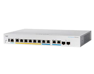 Cisco CBS350 Managed 8-Port 2.5GE PoE 2x10G Combo Switch