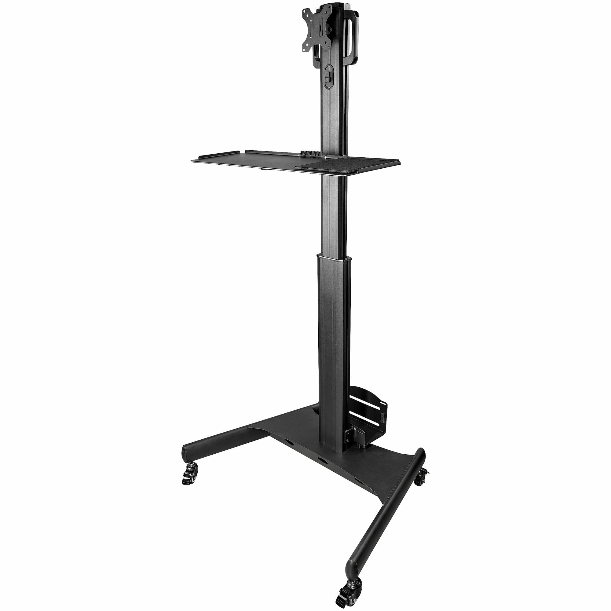 Startech Mobile Workstation Cart With Monitor Mount