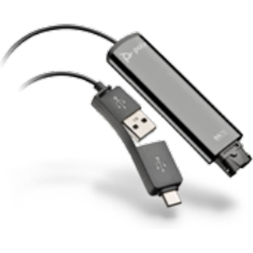 Poly Da75 Usb Adapter Poly DA75 Quick Disconnect to USB-A & C Digital Adapter Cable