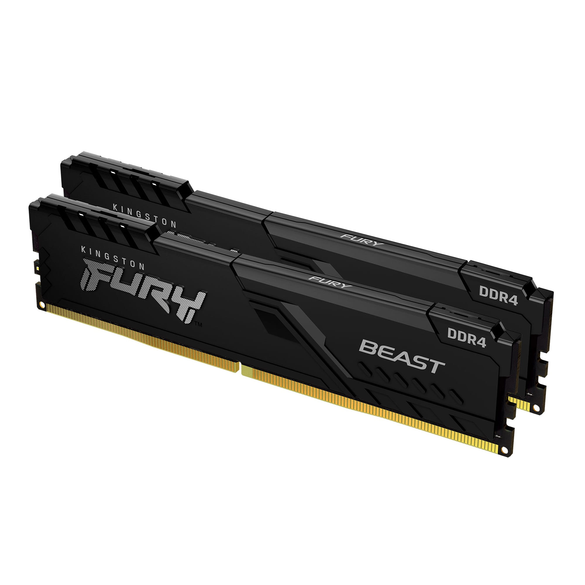 Kingston Fury Beast 16GB(2x8GB) DDR4-2666 Memory - Black