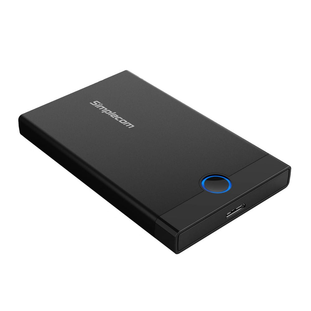 Simplecom Tool Free USB 3.0 Hard Drive SSD 2.5" Enclosure