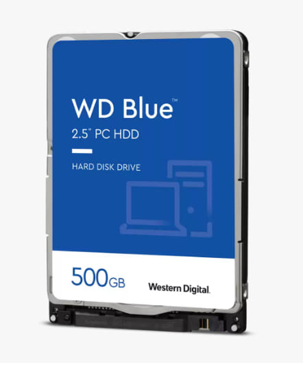 WD Blue 500GB 5400RPM 2.5" SATA Hard Drive