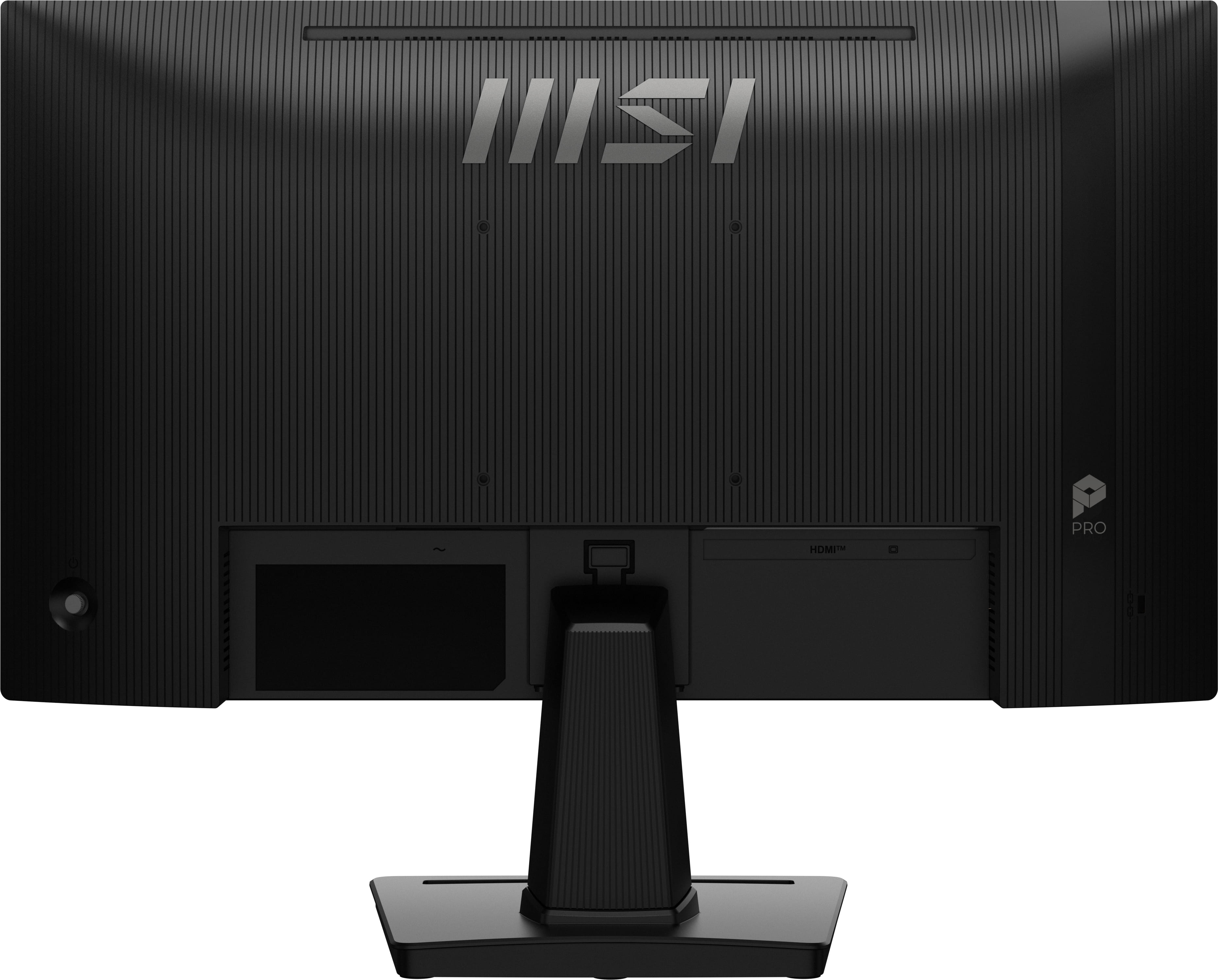 MSI PRO MP225 E12VL 21.4" FHD 1ms 120Hz Adaptive Sync Monitor - Black
