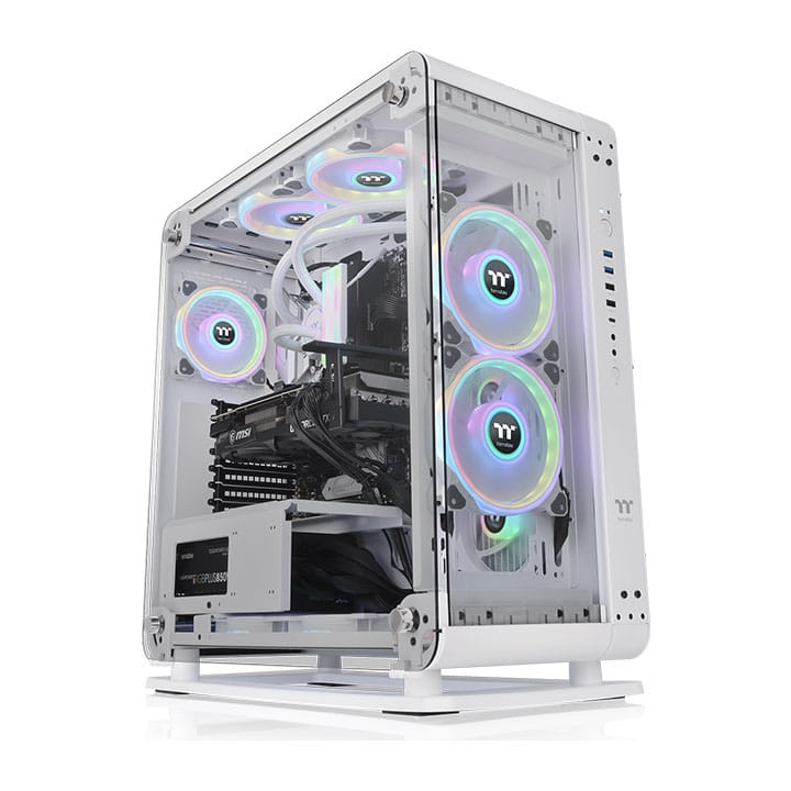 Thermaltake Core P6 Tempered Glass Snow Edition ATX Mid Tower Case - White