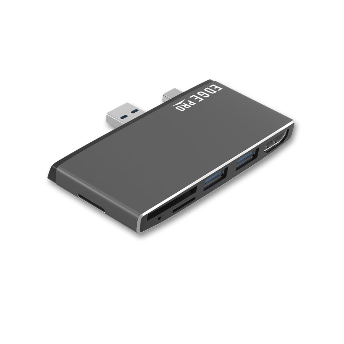 MBeat Edge Pro P78 Docking USB 3.2 Gen 1 (3.1 1) Type-A + Mini DisplayPort 1.2 Black, Grey