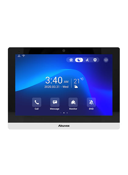 Akuvox 10" Touchscreen Monitor With Camera, Wi-Fi, Bluetooth
