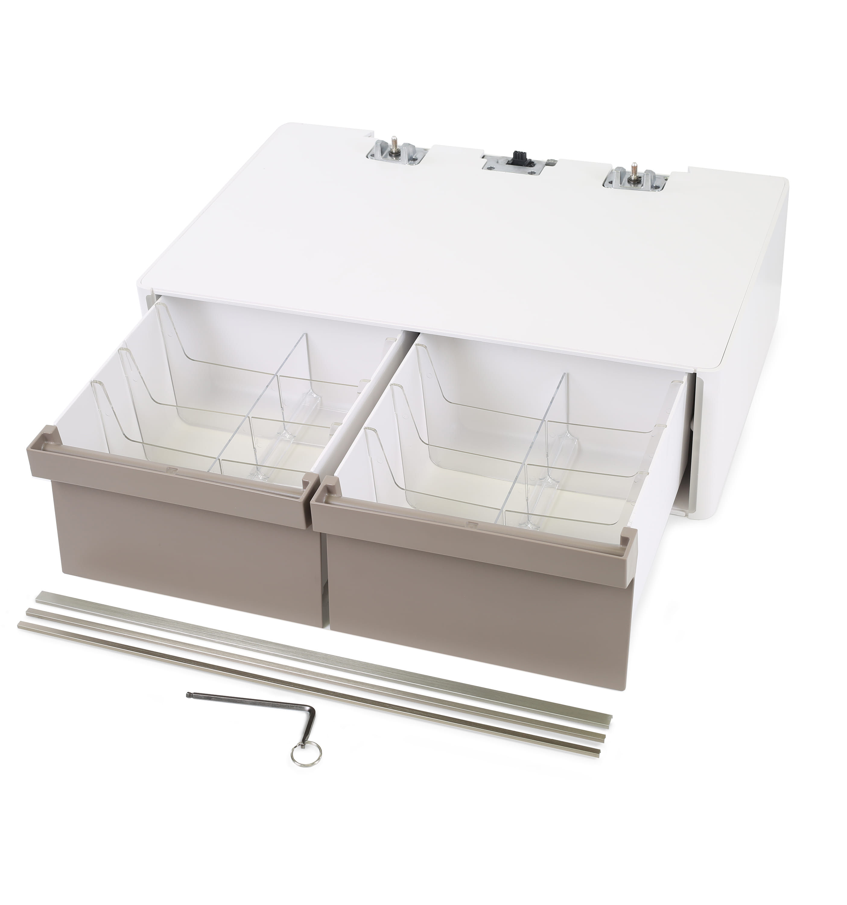Ergotron Pro Double Tall Drawer ProMedCart WH/W.GY