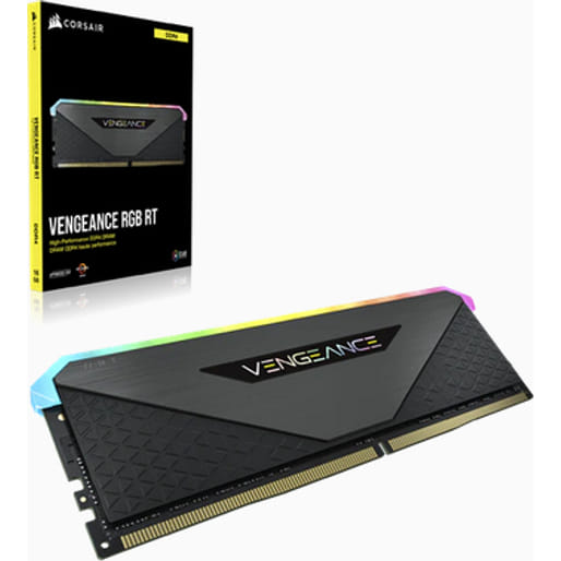 Corsair Vengeance RGB RT 64GB(2x32) DDR4-3600 Memory Black