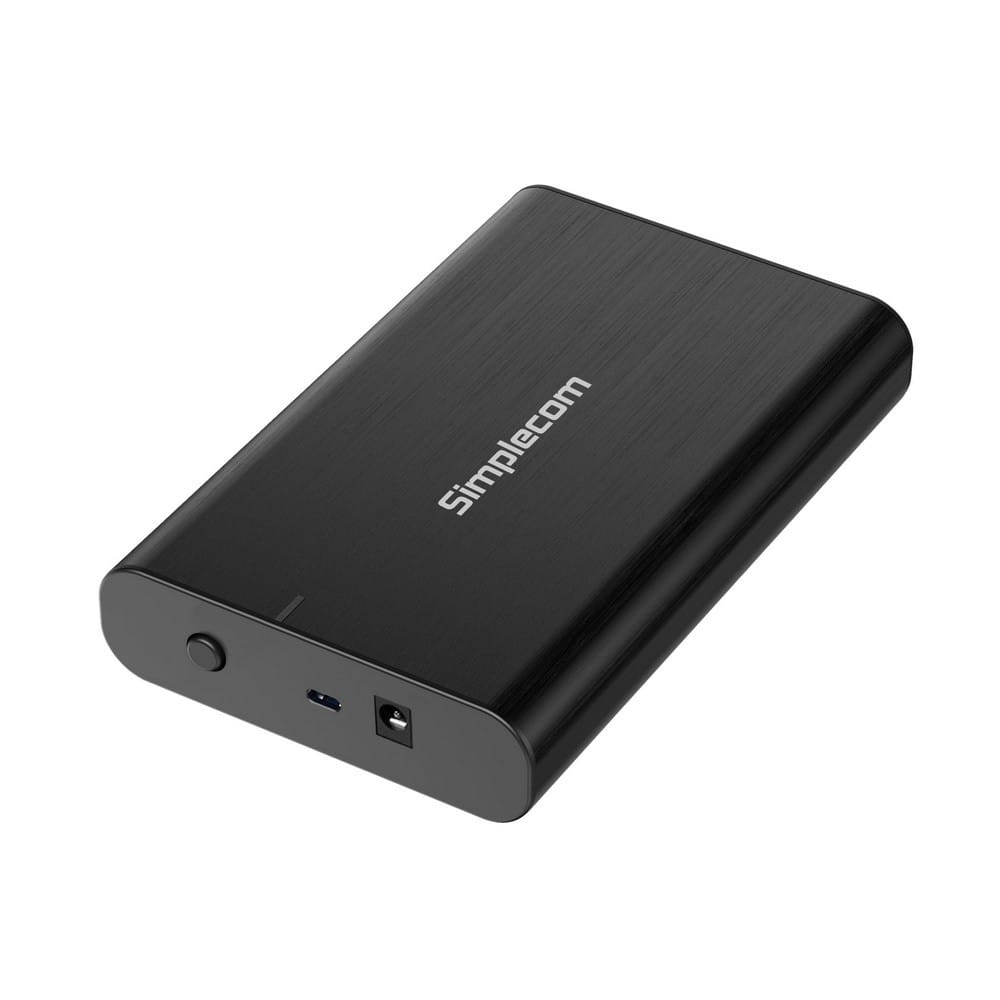 Simplecom 3.5" SATA to USB-C External Hard Drive Enclosure