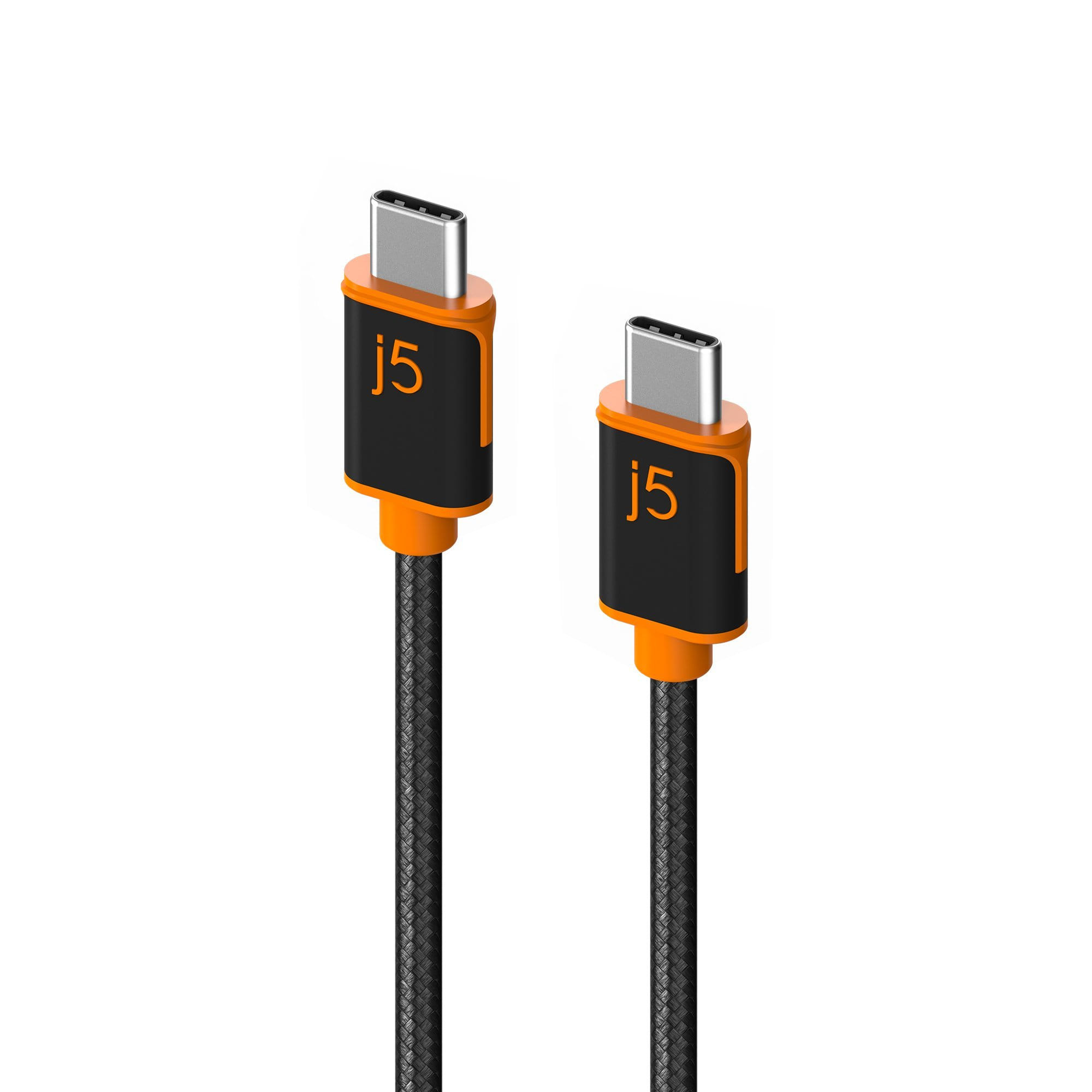 J5 Create USB-Cable 1.8m 2.0 C Black, Orange