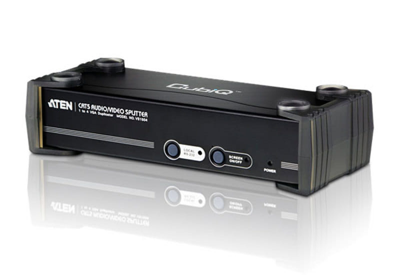 Aten 4-Port Audio/Video/RS-232 Cat 5 Splitter