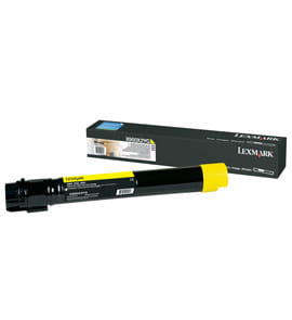 Lexmark X95X YELLOW TONER  CART - 22K