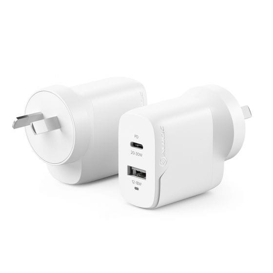 Alogic 2x32 RapidPower 32W GaN Charger USB-C