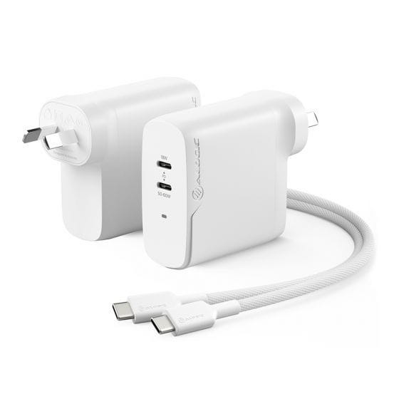 Alogic 2x68 Rapid Power 2-Port 68W GaN Charger
