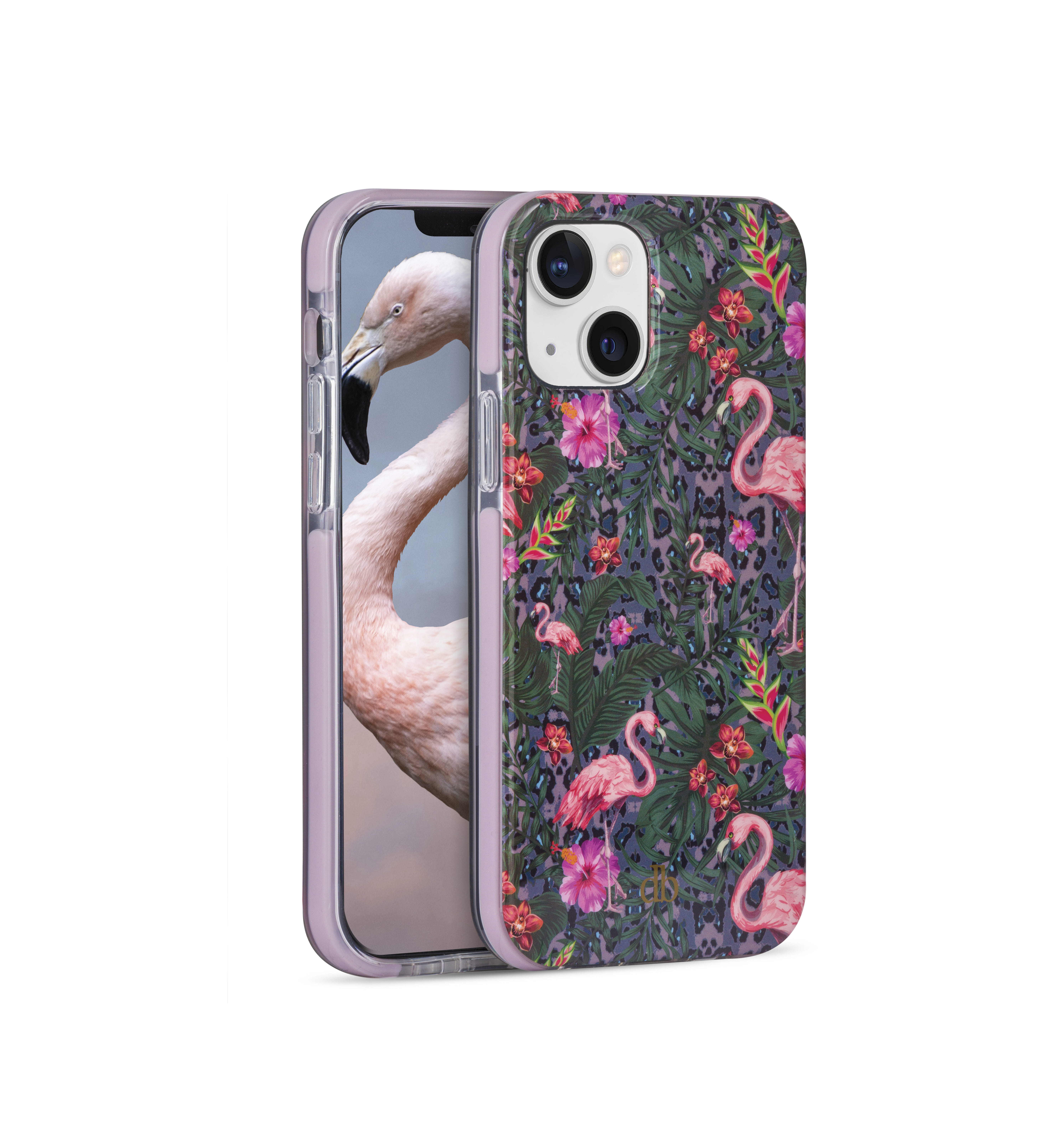Dbramante iPhone 13 Capri Case - Tropical Flamingo
