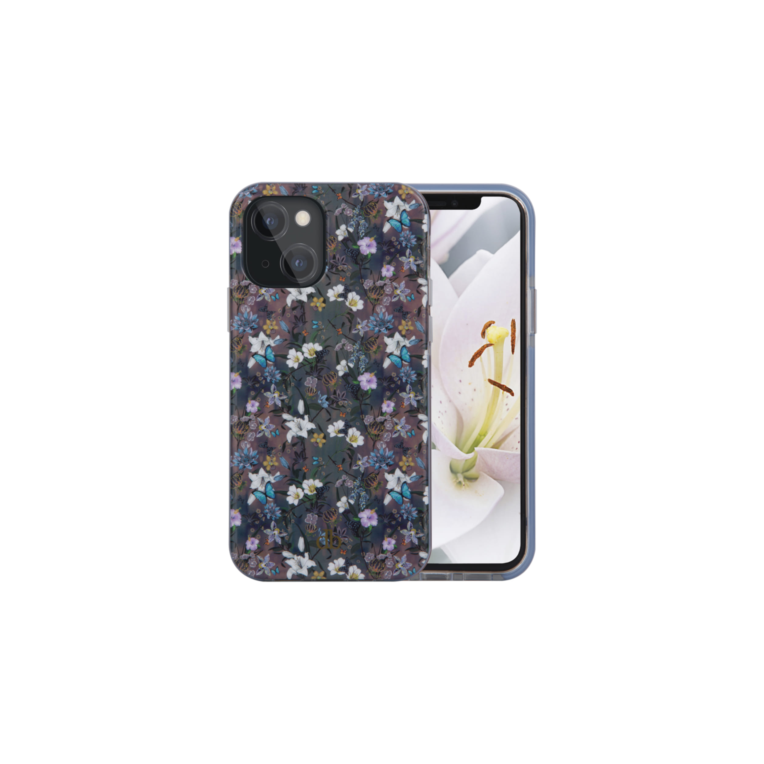 Dbramante iPhone 13 Capri Case - White Lillys