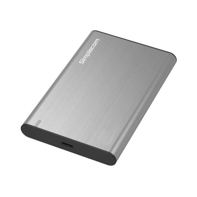 Simplecom 2.5" HDD/SSD to USB 3.1 Enclosure Grey