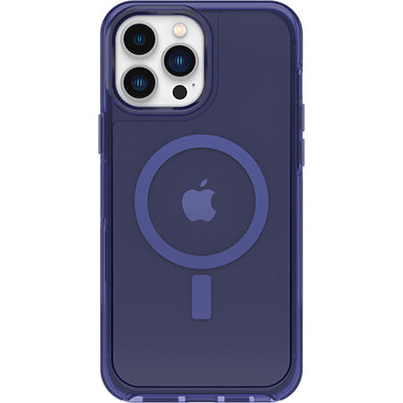 OtterBox iPhone 13 Pro Max Symmetry Series+ Clear Antimicrobial Case For MagSafe(77-8) - Feelin Blue